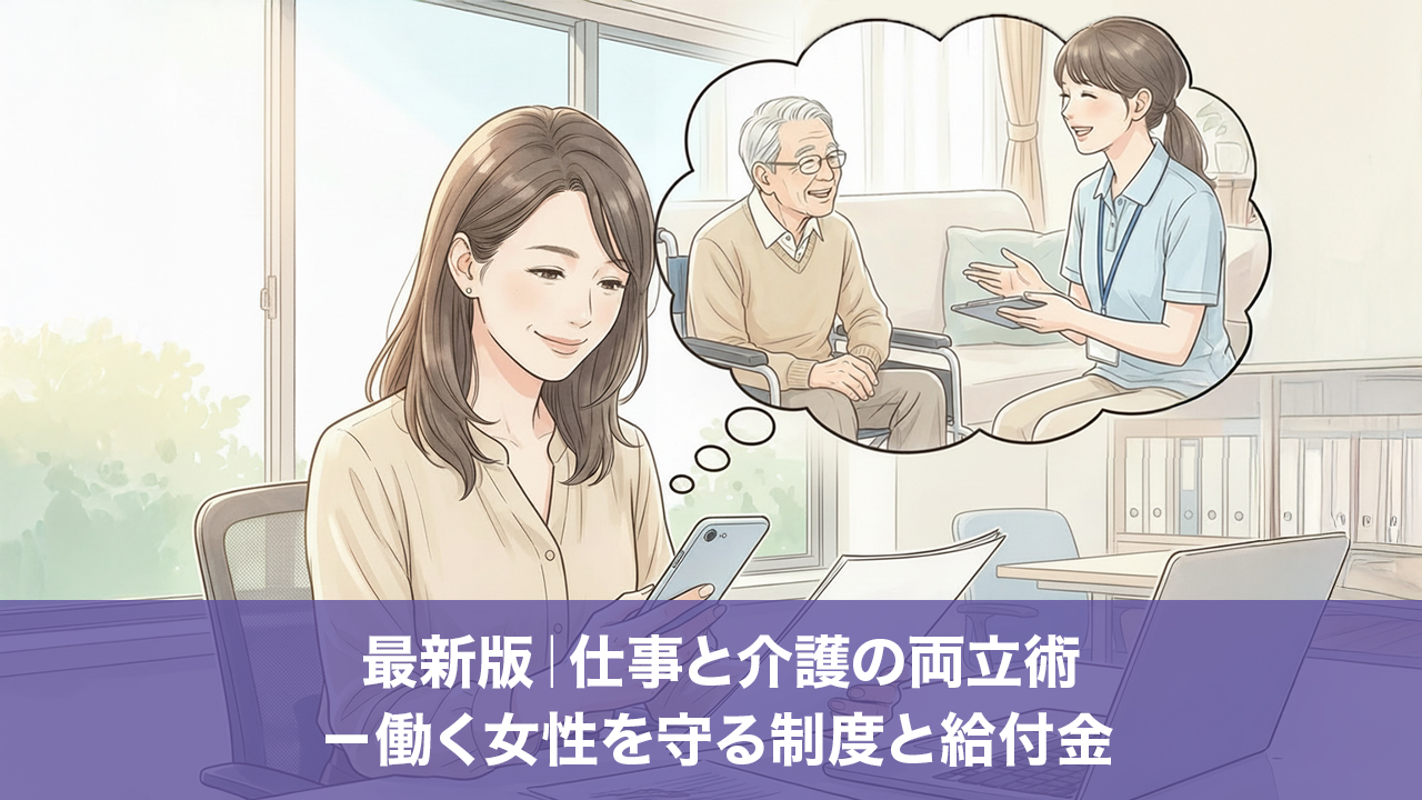 最新版｜仕事と介護の両立術－働く女性を守る制度と給付金
